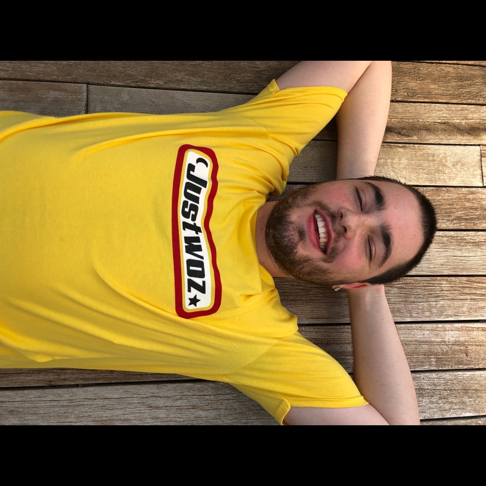 Yellow "Justwoz" T-Shirt